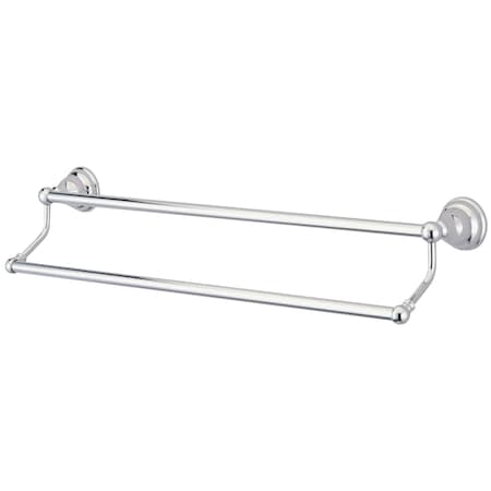Kingston Brass Royale 18" Dual Towel Bar, Chrome BA556318C